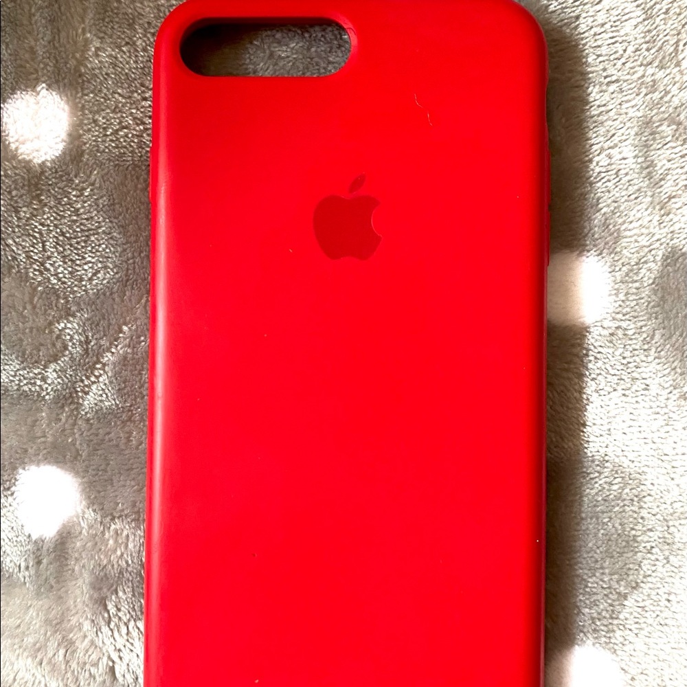 red iphone 7plus apple case